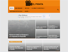 Tablet Screenshot of elpirata.pe